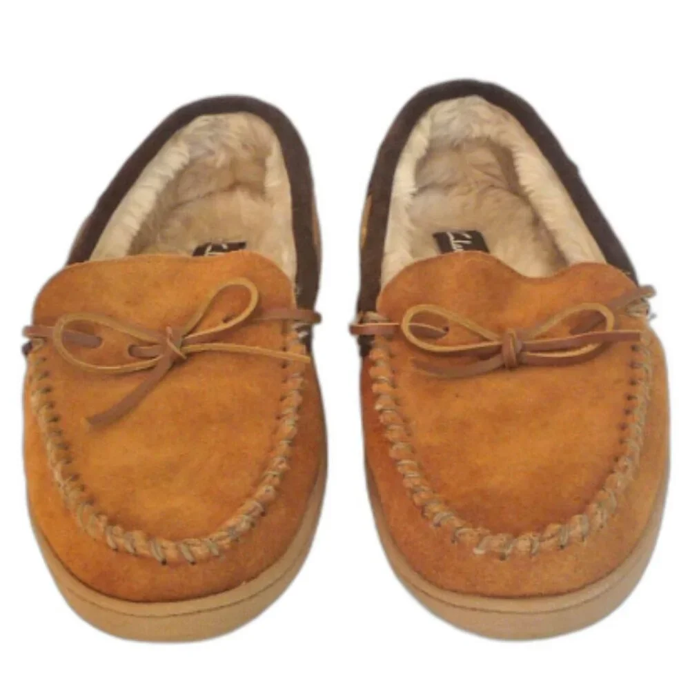 CLARKS SUEDE SLIPPERS INDOOR/OUTDOOR 9